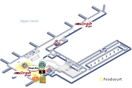 cancun international airport map Cancun International Airport Restaurants cancun international airport map