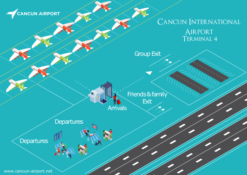 maloobchodní fazole Refrén cancun airport map Dcera Kontakt hluboký